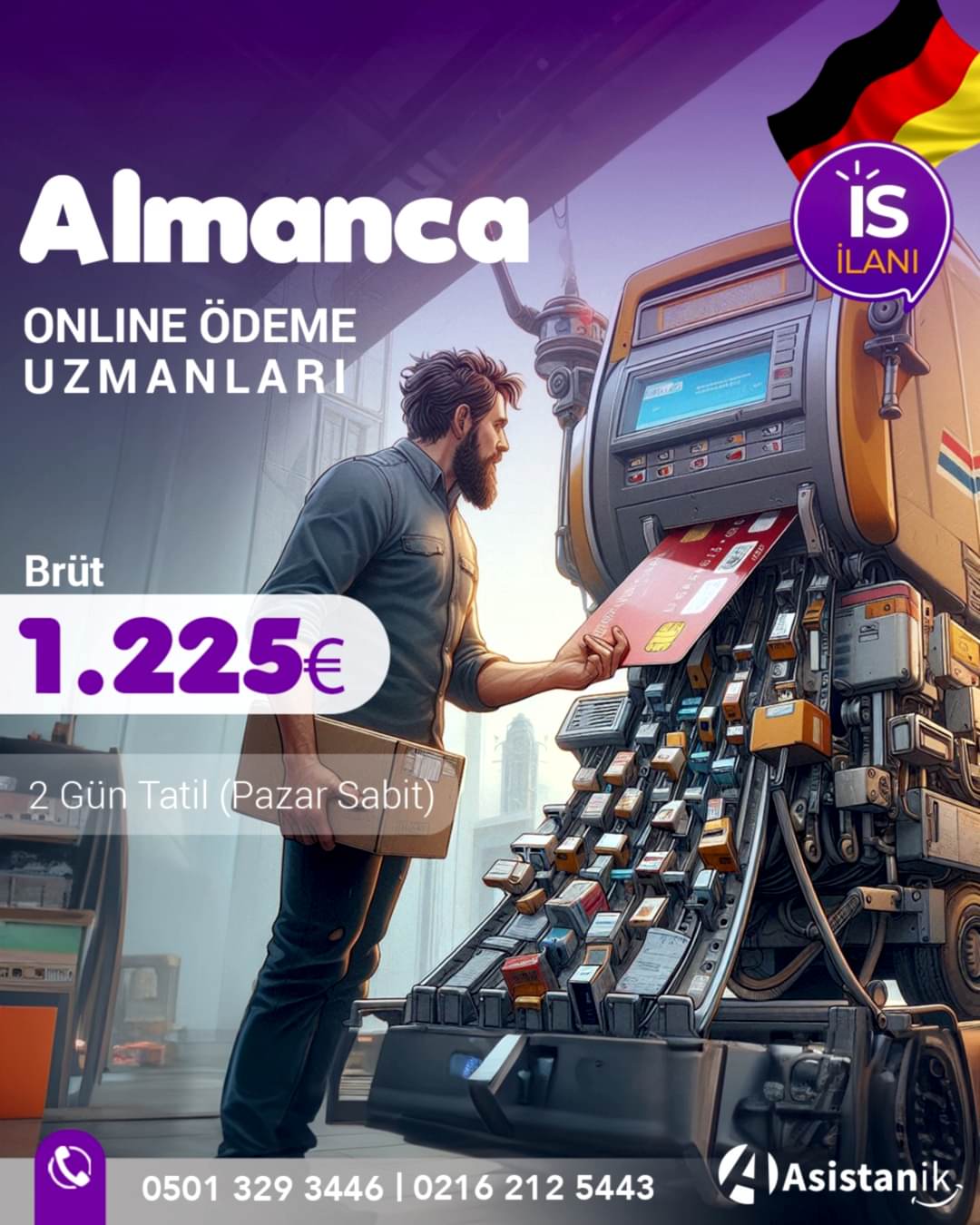 Almanca Bilen Tahsilat Uzmanı (Home Ofis)