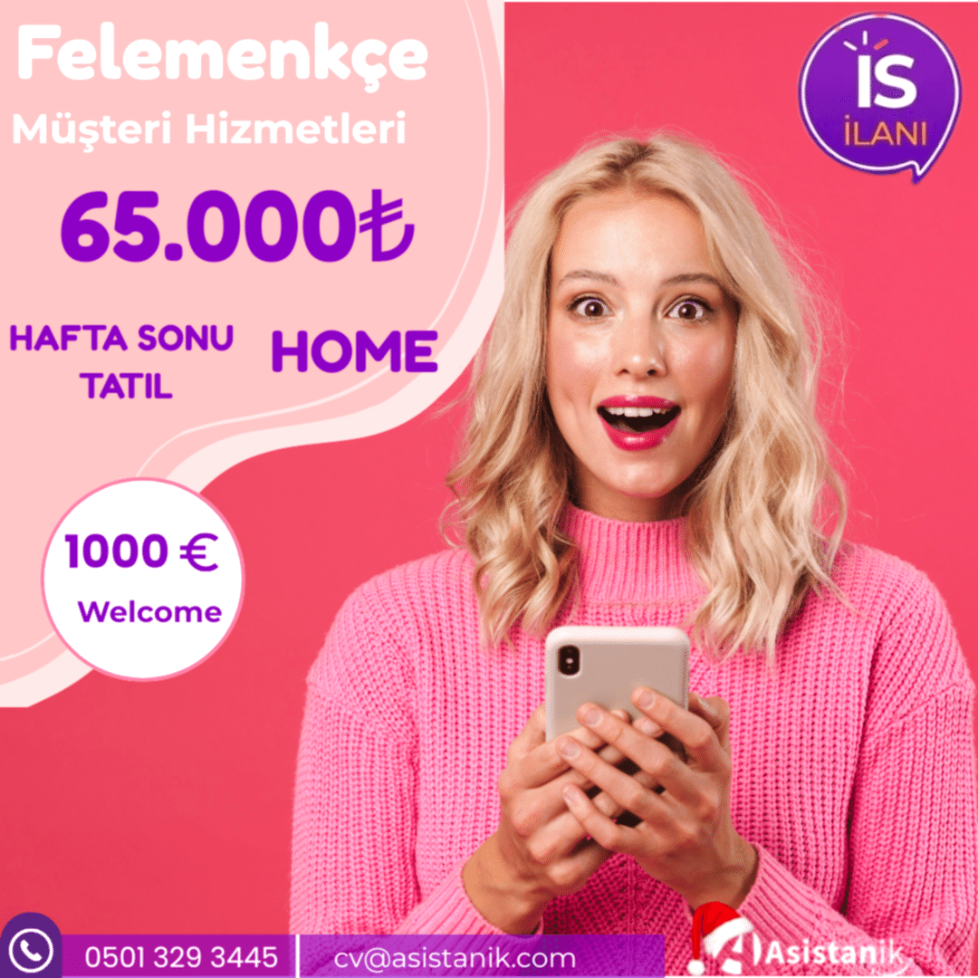 Felemenkçe Bilen Home Ofis Müşteri Temsilcisi
