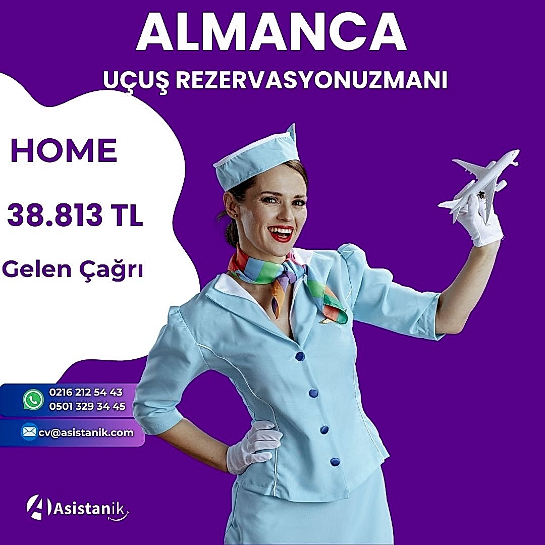 Uçak Rezervasyon Uzmanı (Almanca)